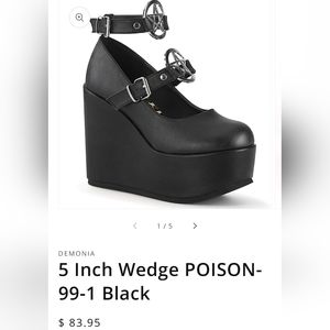 DEMONIAWOMEN'S POISON 99 WEDGE PLATFORMS
